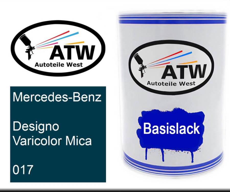 Mercedes-Benz, Designo Varicolor Mica, 017: 500ml Lackdose, von ATW Autoteile West.